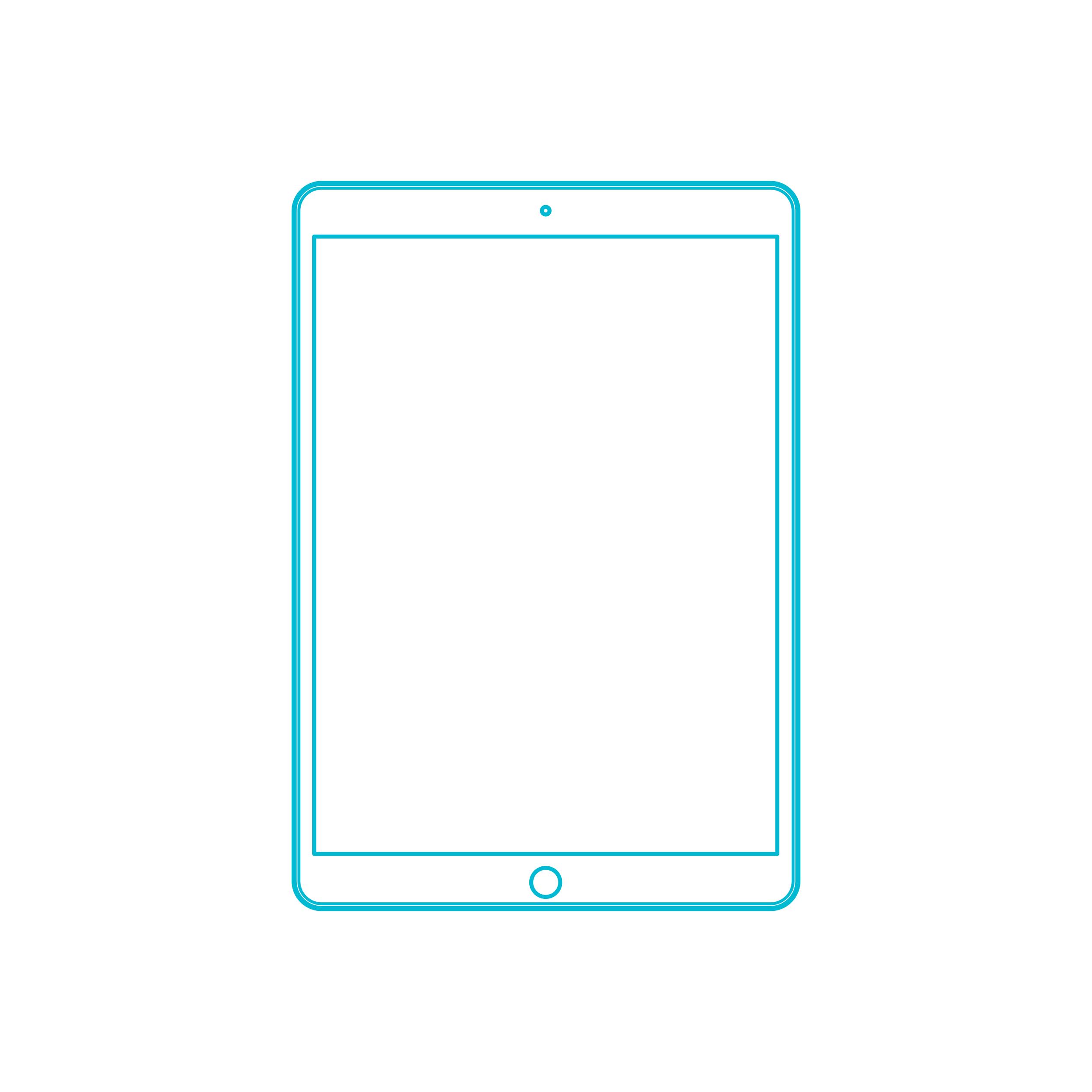 Guide Digital Apple Ipad Pro 10.5 Inch 2Nd Gen Contour Svg Vector Free Vectors